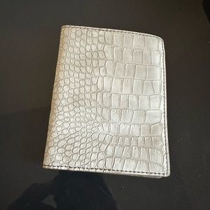 Fossil White passport case
